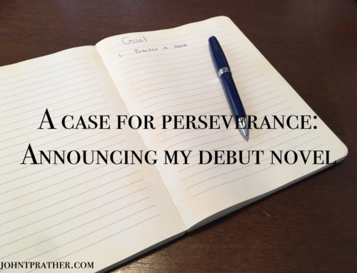 A case for perseverance: announcing my debut novel