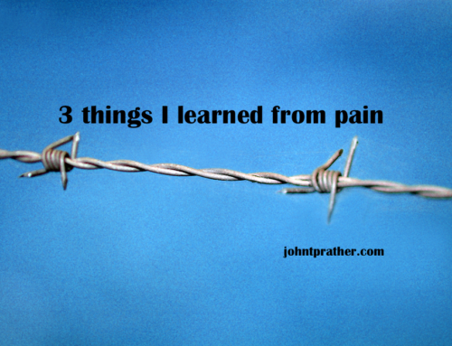 3 things I learned from pain